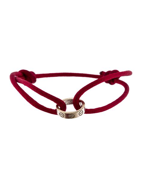 cartier love bracelet silk cord|cartier love cord bracelet price.